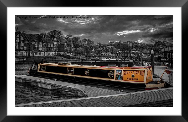Northwich sunny side up Framed Mounted Print by stewart oakes