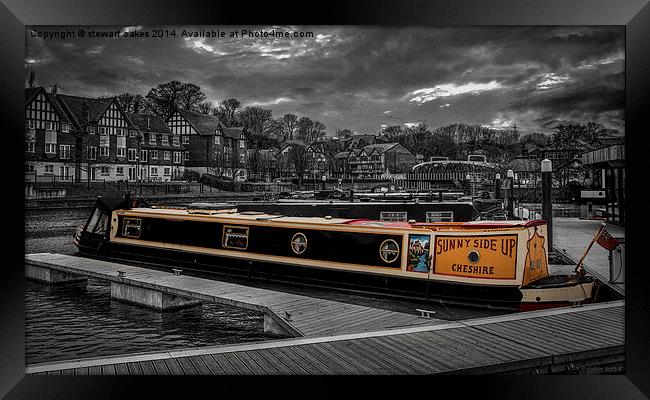Northwich sunny side up Framed Print by stewart oakes