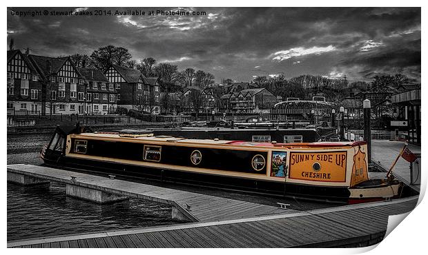 Northwich sunny side up Print by stewart oakes
