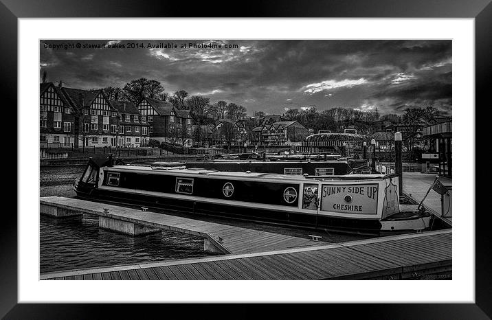 Northwich sunny side up 2 Framed Mounted Print by stewart oakes