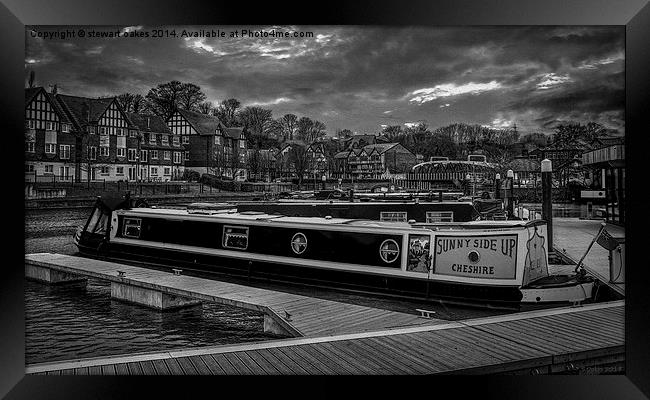Northwich sunny side up 2 Framed Print by stewart oakes