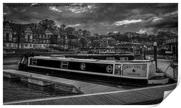 Northwich sunny side up 2 Print by stewart oakes