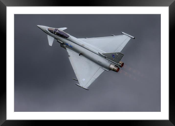 Eurofighter Typhoon FGR4 Framed Mounted Print by Oxon Images