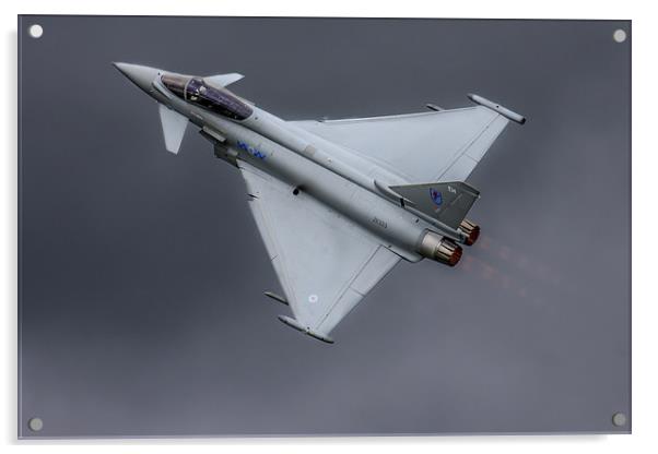 Eurofighter Typhoon FGR4 Acrylic by Oxon Images