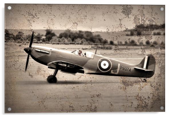 Spitfire Mk1A Acrylic by J Biggadike
