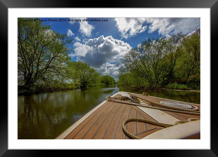 River trip Framed Mounted Print by Thanet Photos
