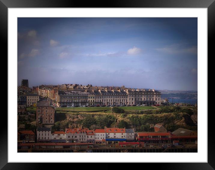 whitby Framed Mounted Print by Robert Bennett