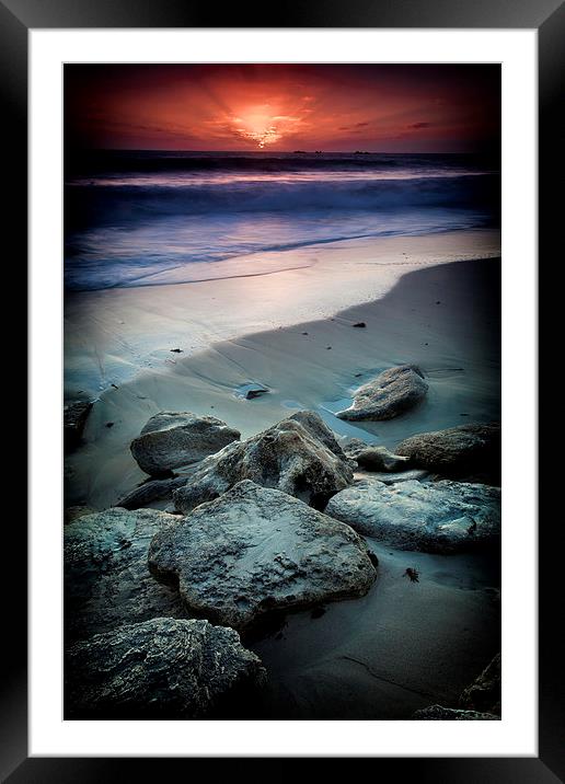Western Australia Sunset Framed Mounted Print by Andy Anderson