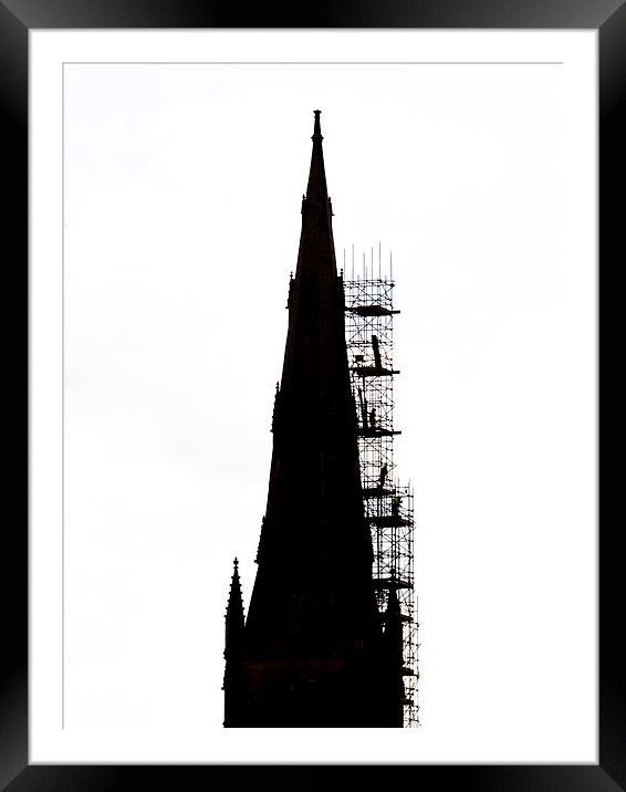 Steeplejacks Framed Mounted Print by Keith Campbell