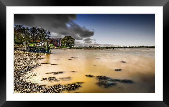 High Tide At The Quay Framed Mounted Print by matthew  mallett