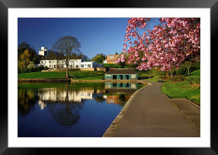 Crookes Valley Park Framed Mounted Print by Darren Galpin