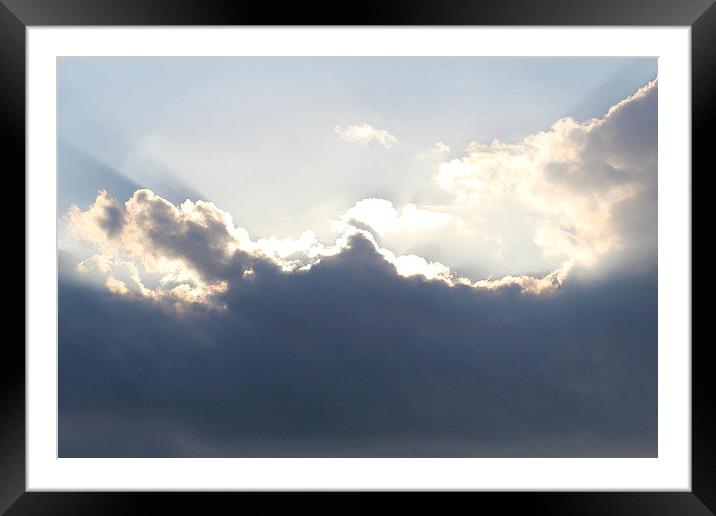 Silver Linings Framed Mounted Print by Andy Jones
