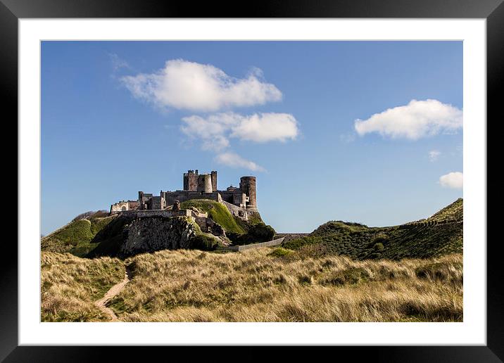 Bamburgh Castle Framed Mounted Print by Northeast Images