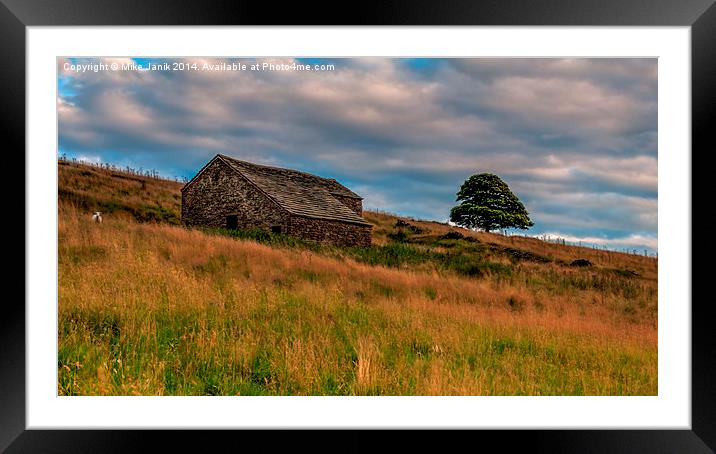 Stone Barn Framed Mounted Print by Mike Janik