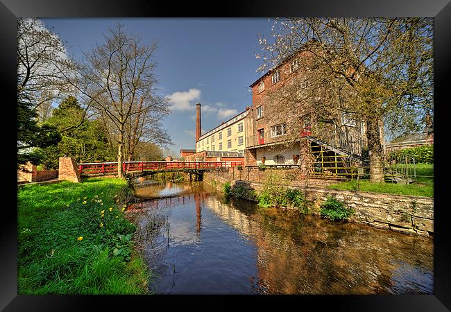Coldharbour Mill in Spring Framed Print by Rob Hawkins