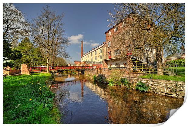 Coldharbour Mill in Spring Print by Rob Hawkins