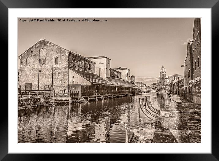 Wigan PIer - A view of the past Framed Mounted Print by Paul Madden