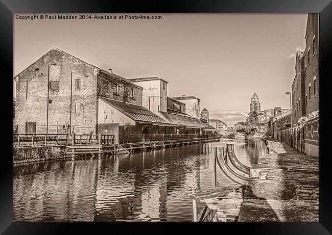 Wigan PIer - A view of the past Framed Print by Paul Madden