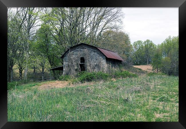 Country Barn Framed Print by Michael Waters Photography