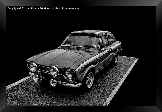 Ford Escort Mexico Framed Print by Thanet Photos