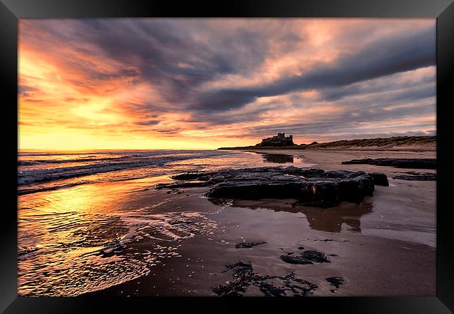 Bamburgh Castle Framed Print by Northeast Images