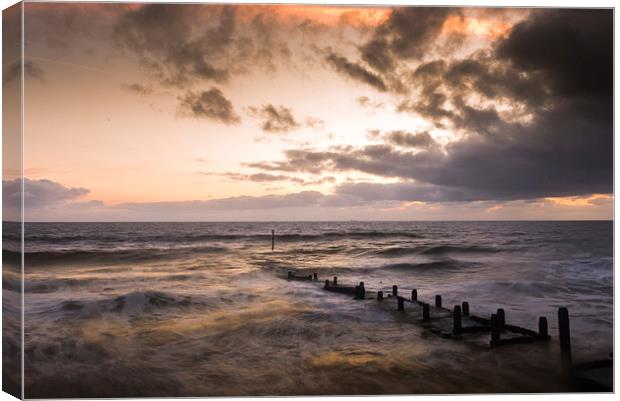 Dawn Overstrand Canvas Print by Stephen Mole