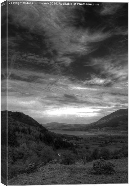 View from the Whinlatter Pass Canvas Print by Jane Hitchcock