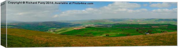 Beacons Panorama Canvas Print by Richard Parry