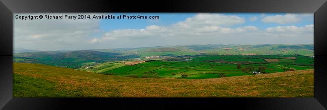 Beacons Panorama Framed Print by Richard Parry