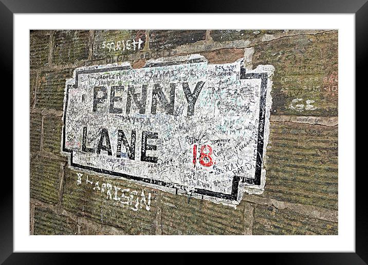 Penny Lane Framed Mounted Print by Jonah Anderson Photography