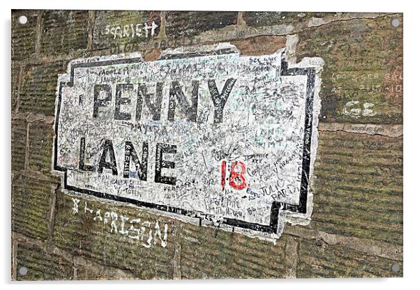 Penny Lane Acrylic by Jonah Anderson Photography