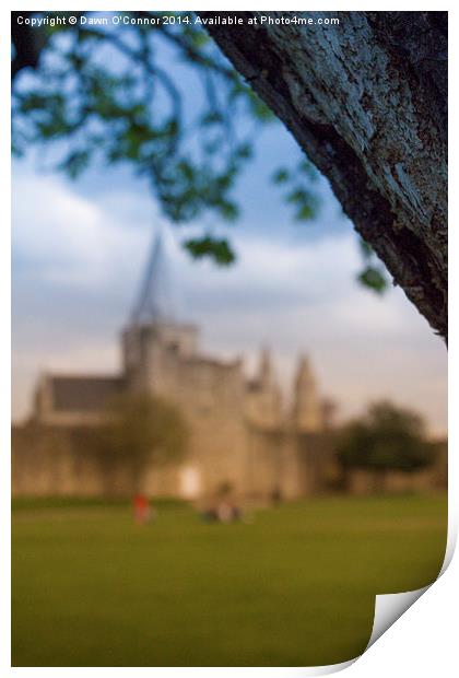 Rochester Cathedral Print by Dawn O'Connor