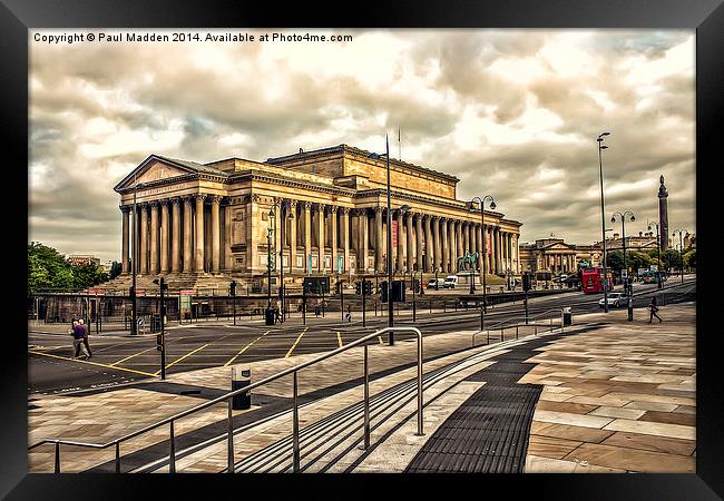 St Georges Hall - Liverpool Framed Print by Paul Madden