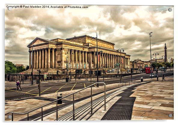 St Georges Hall - Liverpool Acrylic by Paul Madden
