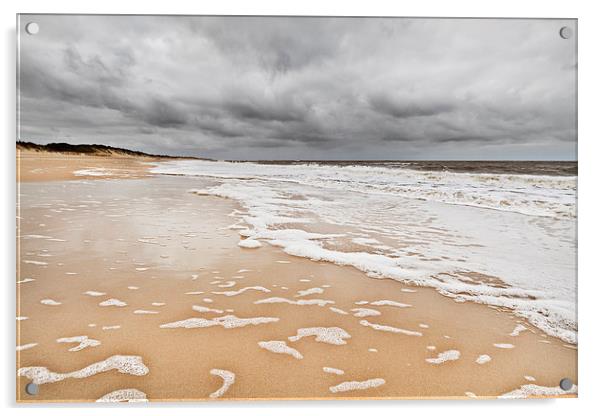 Hemsby Beach Acrylic by Paul Macro