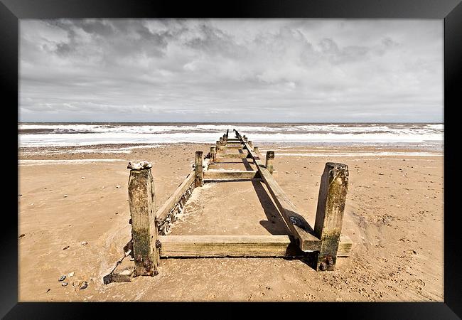 Vanishing Point Happisburgh Framed Print by Paul Macro