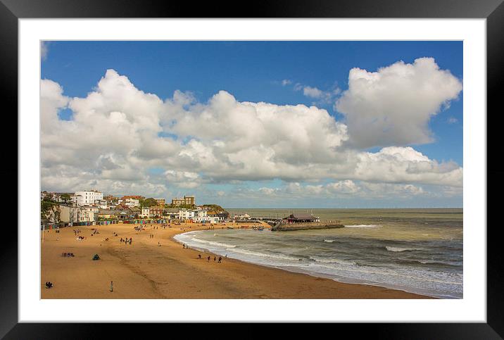 Broadstairs Seafront Framed Mounted Print by Stewart Nicolaou