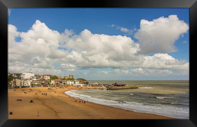 Broadstairs Seafront Framed Print by Stewart Nicolaou