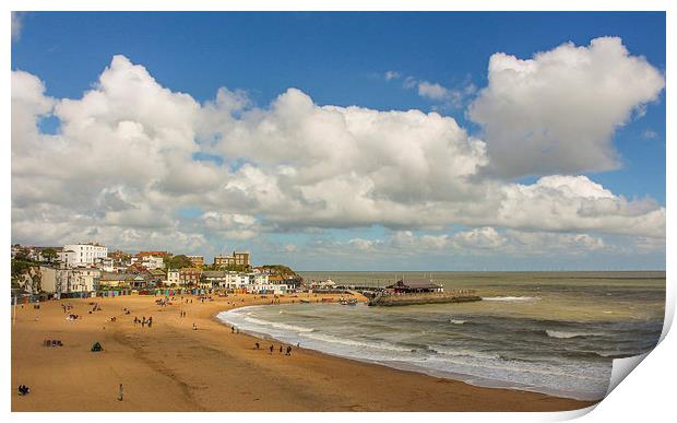 Broadstairs Seafront Print by Stewart Nicolaou