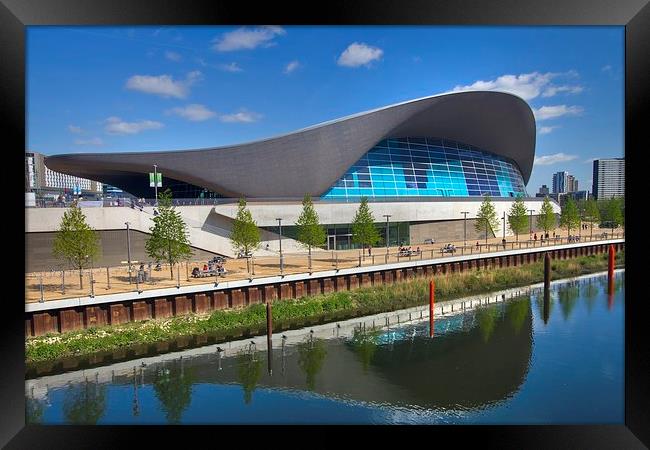 London Aquatics Centre Framed Print by David French