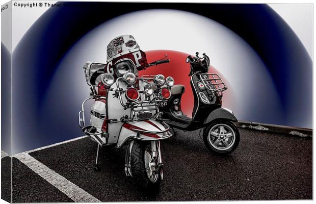 We are the mods Canvas Print by Thanet Photos