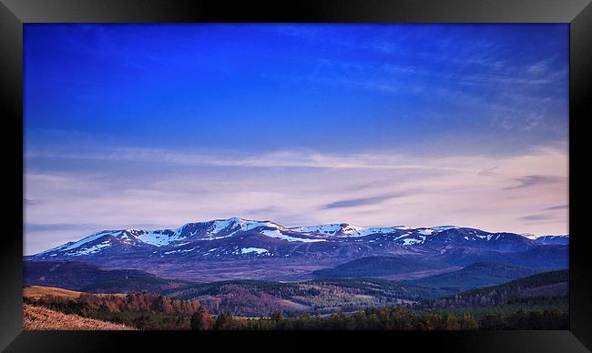 Blue Lochnagar Framed Print by Douglas McMann