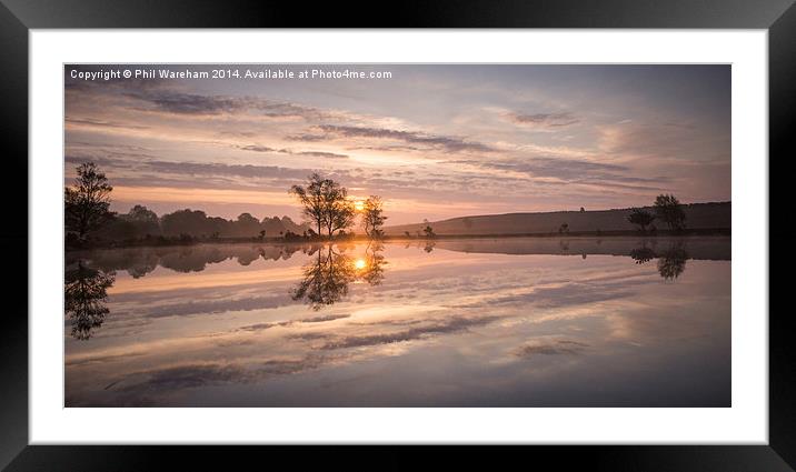 Whitten Pond Framed Mounted Print by Phil Wareham