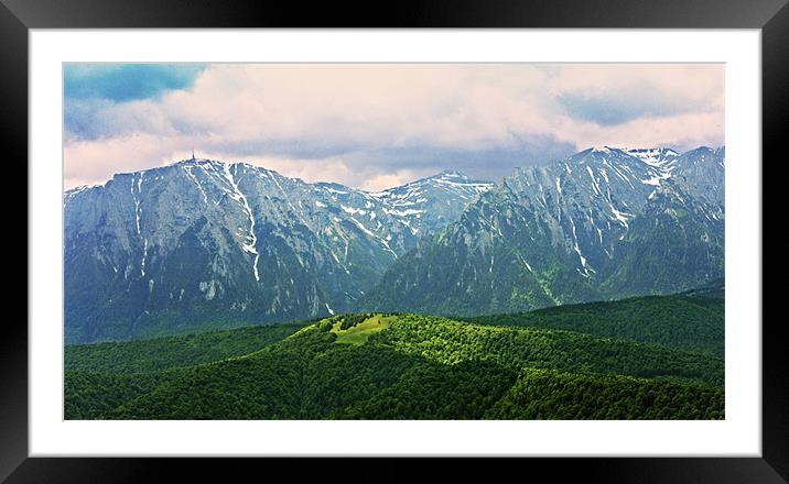 The Carpathians Framed Mounted Print by Paul Piciu-Horvat