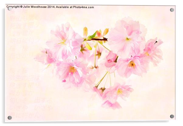 Sakura Acrylic by Julie Woodhouse