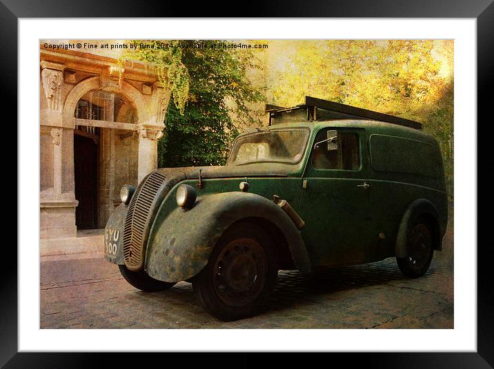 Morris Eight (2) Framed Mounted Print by Fine art by Rina