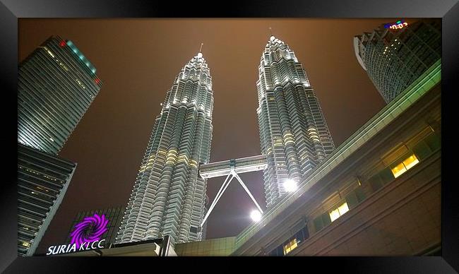 Petronas Towers Kuala Lumpur Framed Print by Mark McDermott