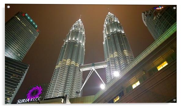 Petronas Towers Kuala Lumpur Acrylic by Mark McDermott