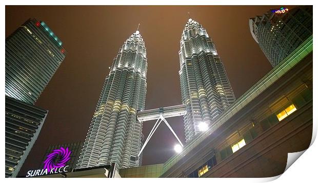 Petronas Towers Kuala Lumpur Print by Mark McDermott