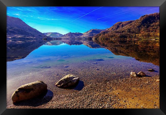 Ullswater Reflections Framed Print by Rob Graham